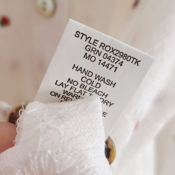 Olive Hill Embroidered Flower Button Down Shirt - Picture 5 of 7